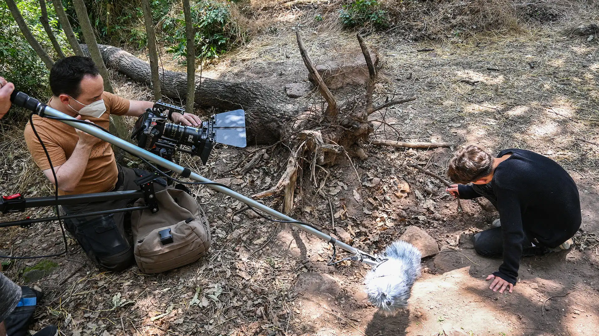 Behind the scenes